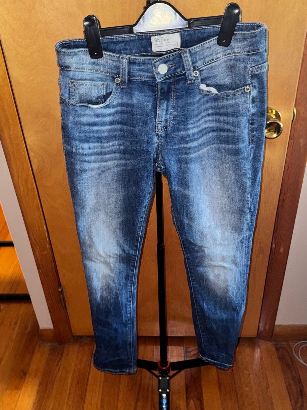 BKE Denim Stella Women’s Skinny Washed Blue Jeans